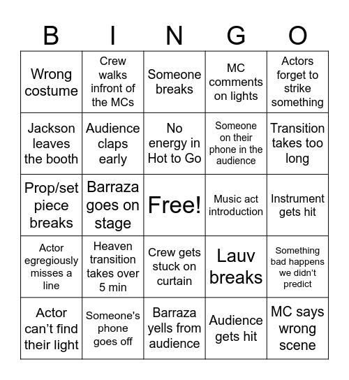 Public Domain Saturday 2025 Bingo Card