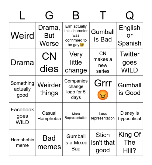 June Bingo card Bingo Card