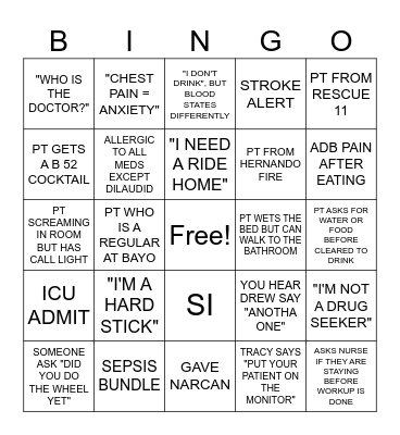 SATURDAY NIGHT FUN!! Bingo Card