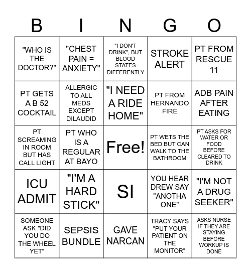 SATURDAY NIGHT FUN!! Bingo Card