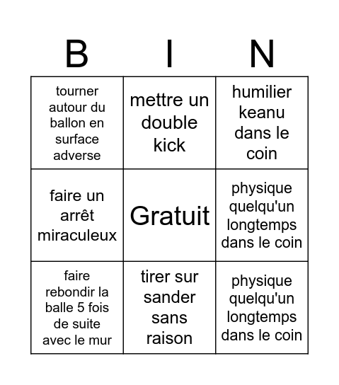 San Sebastian vs Caen Bingo Card