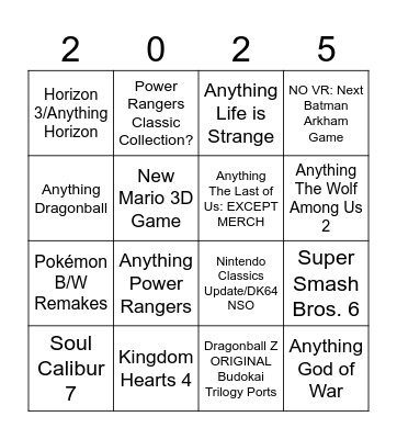 Summer Lame Fest Ft. Geoff the Clown Prediction BINGO Card