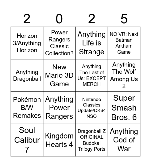 Summer Lame Fest Ft. Geoff the Clown Prediction BINGO Card