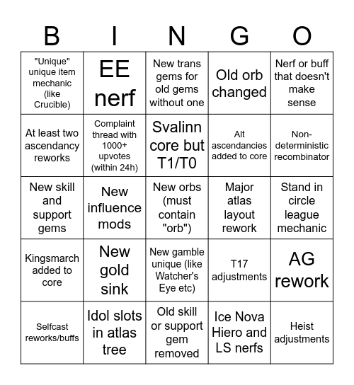 3.26 Bingo Card
