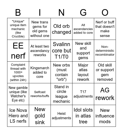 3.26 Bingo Card