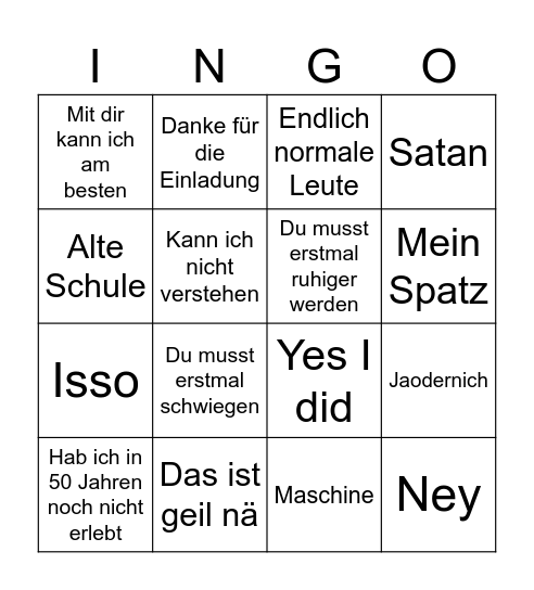 Marina-(B)INGO Bingo Card