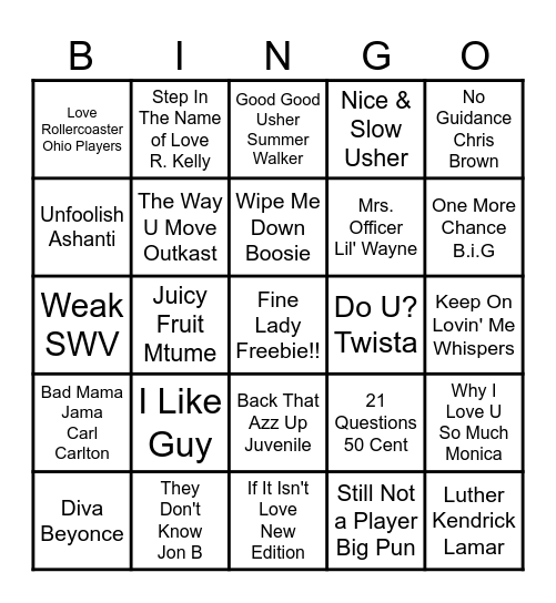 This Card Belongs To a Fine Lady Bingo Card