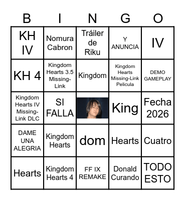 E3/SUMMER GAME FEST Bingo Card