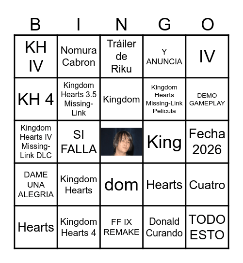 E3/SUMMER GAME FEST Bingo Card