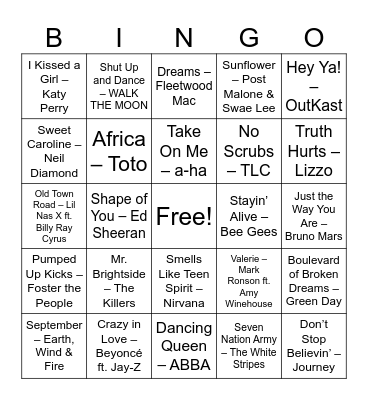 UNBC Pre-Med Students Association Bingo Card