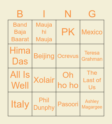 SPACE CONNECT 6/4 Bingo Card