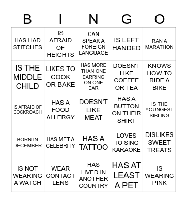 Mastery Bingo: PD Quest Bingo Card