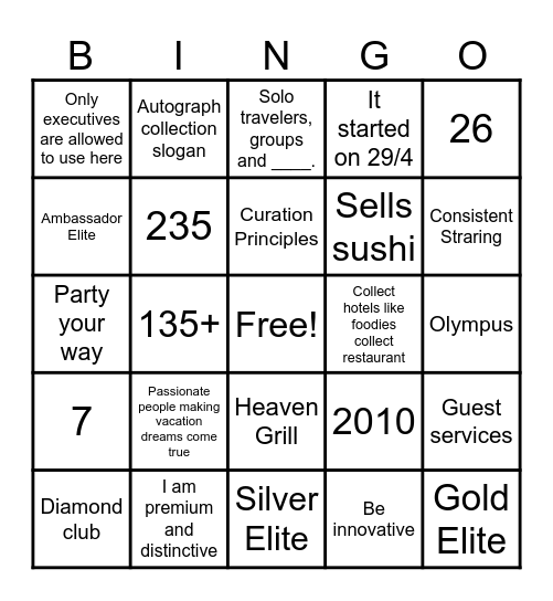 DAY 1 & 2 RECAP Bingo Card