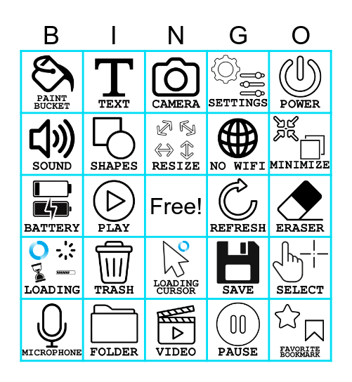 Computer Icons Bingo Card