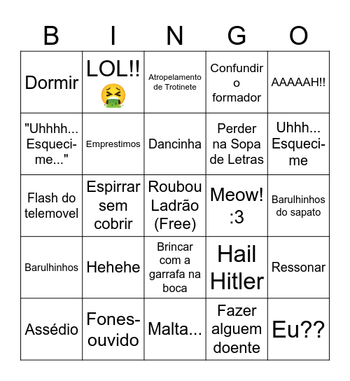 Daniel Bingo Card