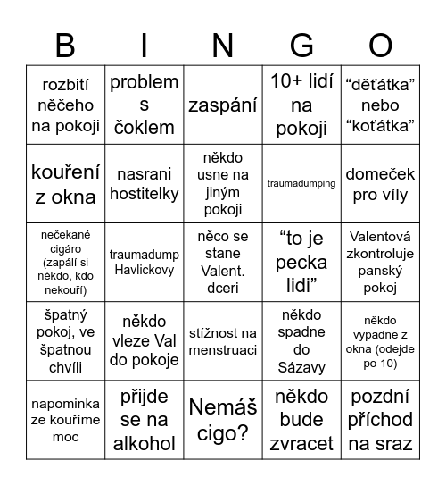 Number Bingo 1-75 Bingo Card