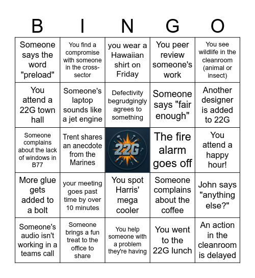 EXE RS MDEV BINGO Card