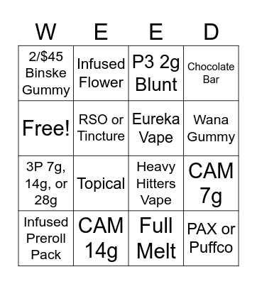 JUNE CONTEST Bingo Card