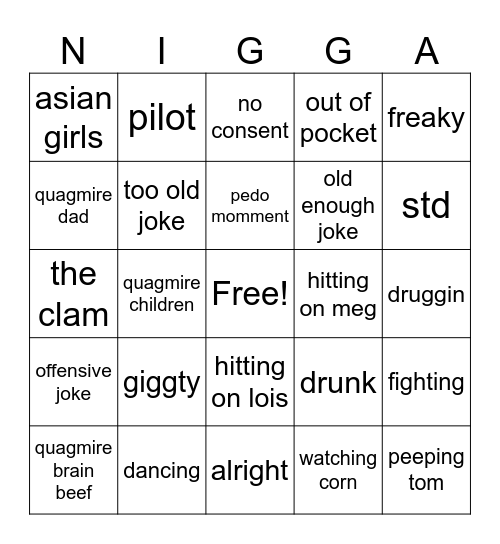 boo Bingo Card
