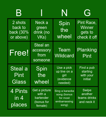 Brazzy Bristol Bingo Card