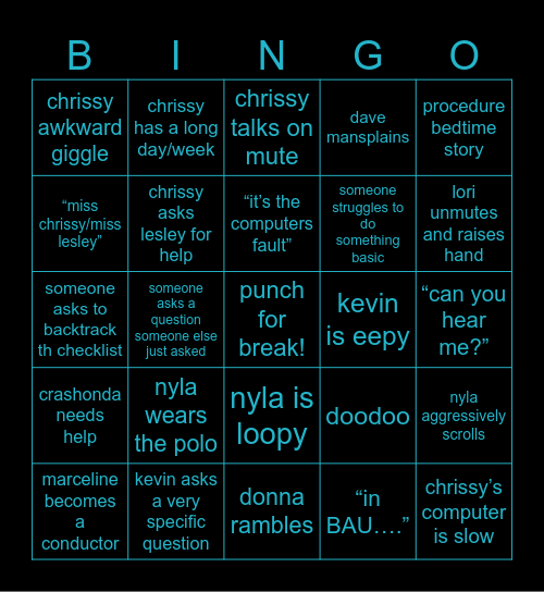 DME bingo! Bingo Card