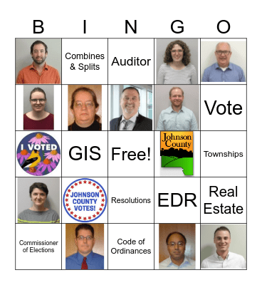 Auditor's Office June Bingo Card