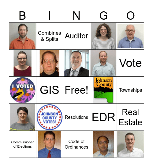 Auditor's Office June Bingo Card
