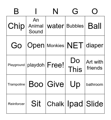 PB BINGO Card