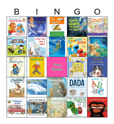 BABY   BOOK Bingo Card