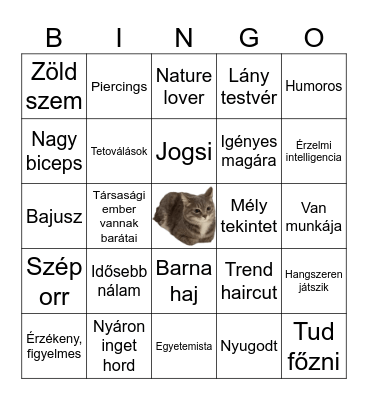 faszi bingo Card