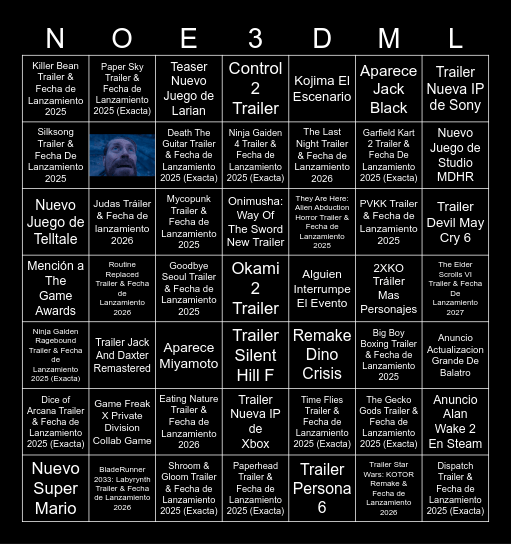 BINGO 1 Bingo Card