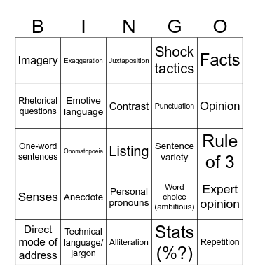 AC/DC POWER FIRES JOLTS! Bingo Card