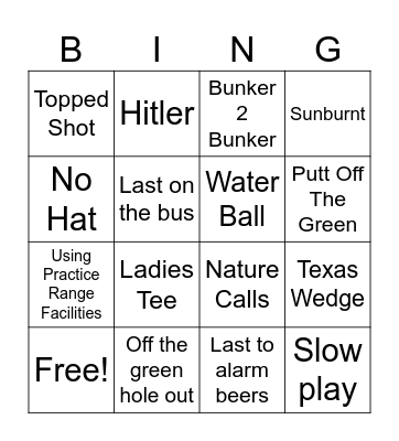 PlusFore Bing Bingo Card