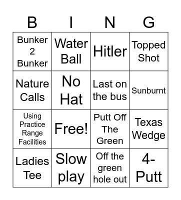 PlusFore Beng Bingo Card
