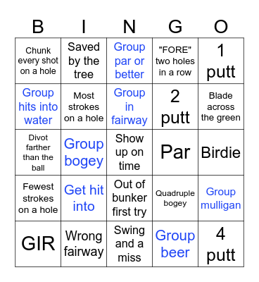 Chunking with Friends Bingo Card