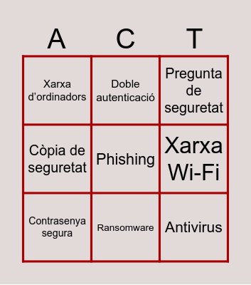 Ex 24 - Activitat Bingo Card