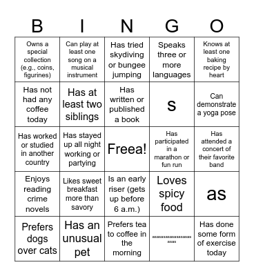TI-M Bingo Card