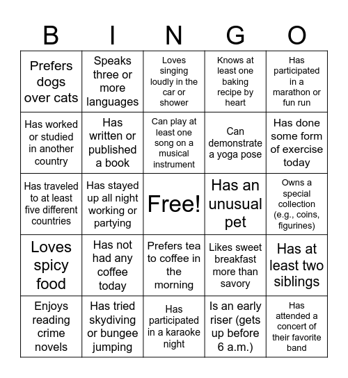 TI-M BINGO Card