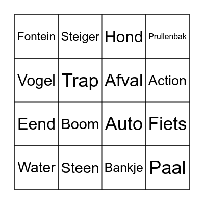 FOTOBINGO AK Bingo Card