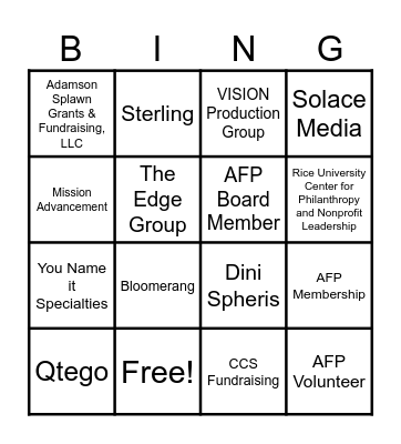 2025 Ask the Experts BINGO Card