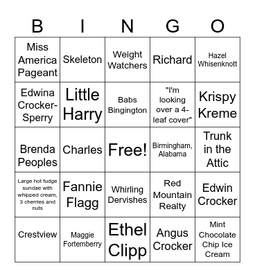 I STILL DREAM ABOUT YOU Bingo Card