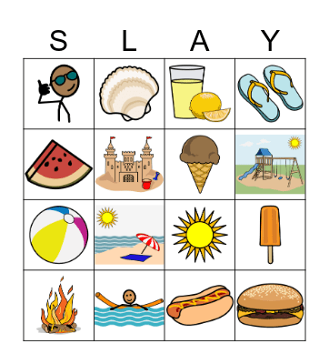 Summer Slay Bingo Card
