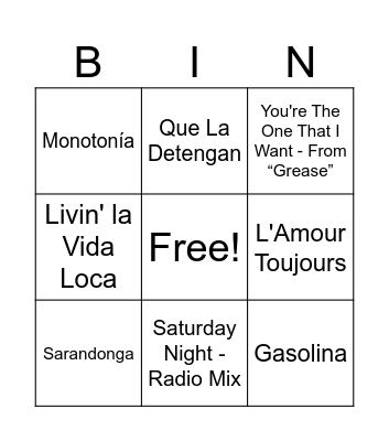 VALEN-TRIS BINGO Card