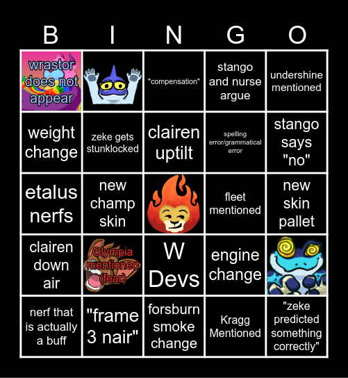 June 3rd Patch Bingo Card