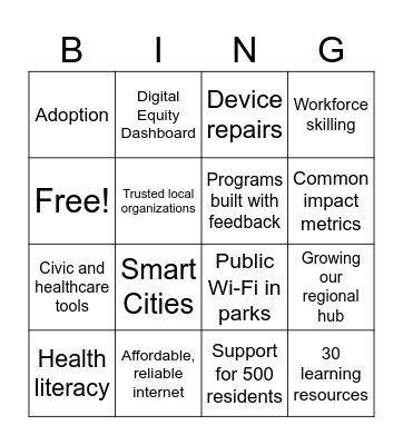 FY2026 OKRs Bingo Card