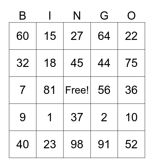 Reindeer Shenanigans Bingo Card