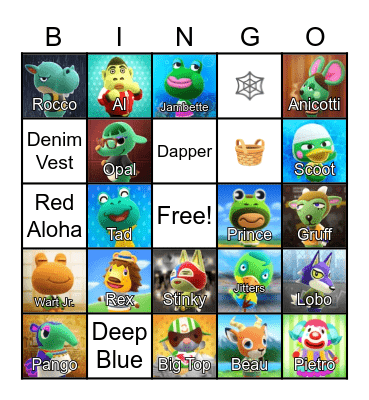 LilSimsie Animal Crossing Bingo Card Bingo Card