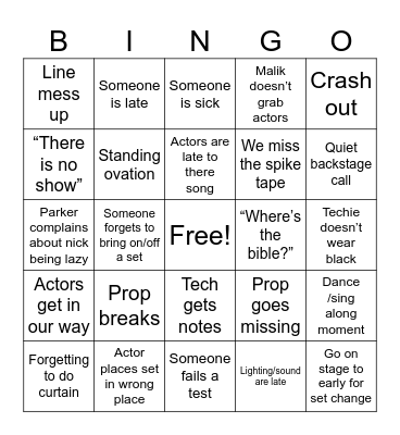 Tech bingo board Bingo Card