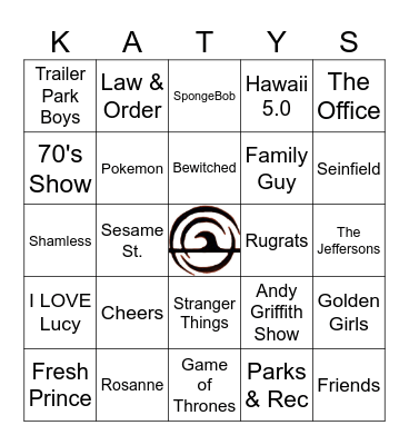 TV INTRO SONGS Bingo Card