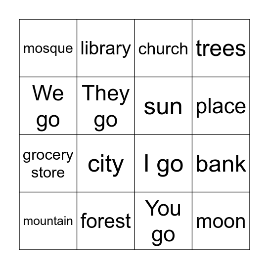 last day mix Bingo Card